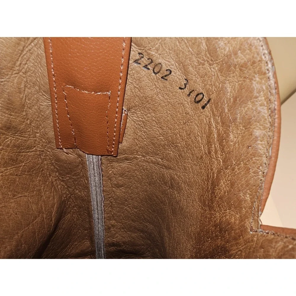 Rebelde Women's Vintage Tan‎ Leather Bootd Size 7C Made In Mexico